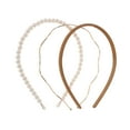 thumbnail image 1 of Accesorios para el cabello de color sólido Unique Bargains 1 Set para mujeres tono dorado caqui, 1 of 5