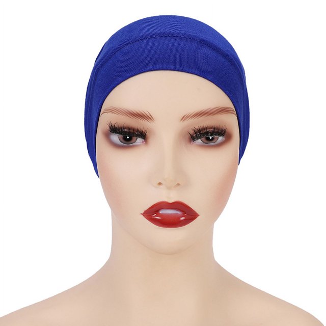 Gorra cilíndrica monocromática modal, gorra de base, gorra de cuello de mujer de algodón mercerizado de alta elasticidad
