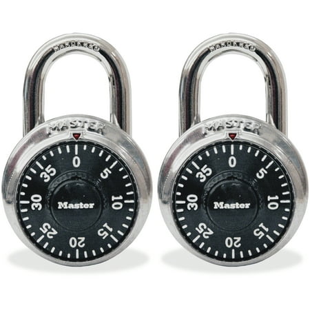 Master Lock, MLK1500T, Twin Combination Locks, 2 / Pack,