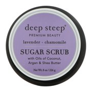 Deep Steep Sugar Scrub, Lavender - Chamomile, 8 oz (226 g)