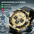 thumbnail image 4 of BOZLUN Men's Watches Chronograph Multifunction Sport Wrist Watch Analog Business Waterproof Quartz Watches for Men, 4 of 6