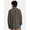 thumbnail image 3 of No Boundaries Men's & Big Men's Long Sleeve Textured Shirt , Sizes XS-5XL, 3 of 5