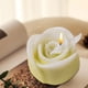 thumbnail image 1 of Set de regalo de velas de rosa | Decoración elegante con vela floral • Quemadura duradera • Decoración de boda con aroma calmante • Regalo romántico | 1 Vela de la Rosa, 1 of 7