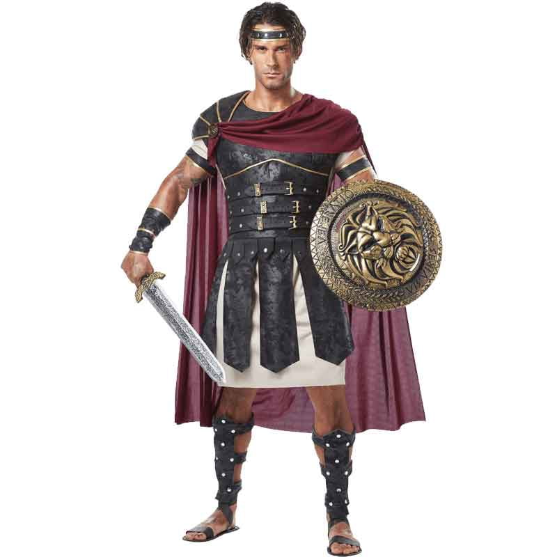 California Costumes Armored Roman Gladiator Men's Halloween Fancy-Dress ...