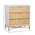 thumbnail image 5 of Origins by Alpine Larsen 3 Drawer Small Chest in White, 5 of 5
