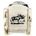 thumbnail image 3 of Montana Woodworks MWMAGLZMOOSE Montana Collection Magazine Rack with Laser Engraved Moose Design, 3 of 5