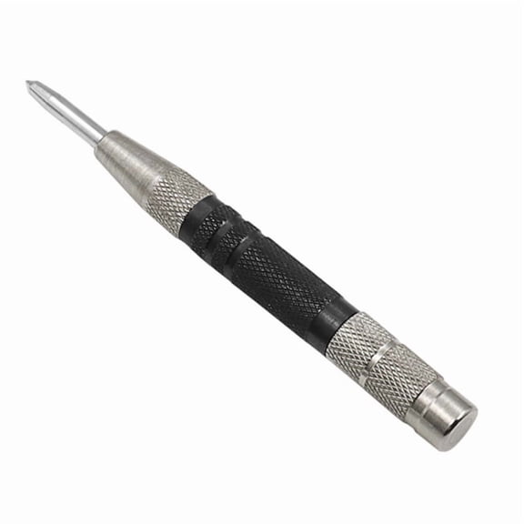 Heavy Duty Automatic Center Punch Hardened Steel Knurled Handle Adjustable