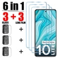 thumbnail image 1 of Vidrio Templado 6 en 1 para Xiaomi Redmi Note 12, 11 Pro Plus, 5G, 11S, 10S, 9S, Protector de pantalla de cámara para Redmi Note 10, 9, 8 Pro, 10C, 9C, 1 of 3
