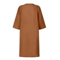 thumbnail image 4 of Fashion A-Line Dress for Women CIENVNSTG Flowy Summer Dress Perfect for Casual Outings or Parties, 4 of 5