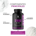 thumbnail image 4 of Mezcla de Magnesios de 200 Cápsulas. Ingredientes naturales. Citrato de Magnesio, Óxido de Magnesio y Gluconato de Magnesio. 3 Mag Blend B Life. BLIFE Cápsulas, 4 of 8