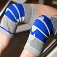 thumbnail image 4 of Rodillera cálida tejida para deportes anticolisión para correr - Funda protectora para rodilla con protección física, 4 of 6