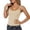 Beige, variant on ’s Classic Solid Camisole Tank Top Layering Piece Casual Daily Wear Soft Stretchy Comfort Fit Fitted Cardigan Women S