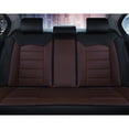 thumbnail image 6 of Maidao Car Seat Covers Leather Set for Dodge for Nitro 2007-2012 5 Seats Waterproof Front Rear Cushion Protector Black and Coffee, 6 of 10