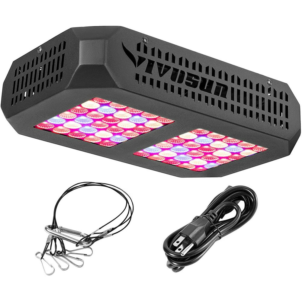 VIVOSUN 300W LED Grow Light Full Spectrum for Hydroponic Indoor Plants Growing Veg and Flowering
