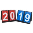 thumbnail image 4 of GOGO 2 Sets Portable Tabletop Sports Scoreboards Scorekeeper 00-99-Blue + Red Card, 4 of 4