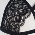 thumbnail image 3 of Conjunto de Bragas Push Up Gibobby Sexy Top Encaje Lencería Íntimos Negro XL, 3 of 4