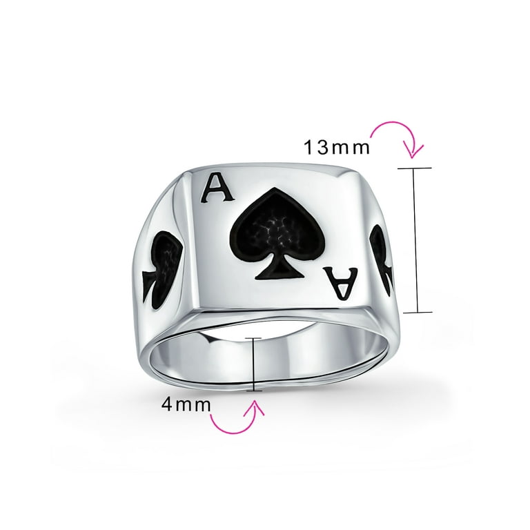 Buy Poker Ring Playing Card Ring Gamble Ring Mens Ring Online in