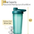 thumbnail image 2 of Mr. Pen- Shaker Bottles for Protein Mixes with Twist Cap, 28 oz, Protein Shaker Bottle with Wire Whisk Ball, Shaker Cup, Mixer Bottle, 2 of 8