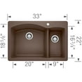 thumbnail image 5 of Blanco Diamond 441282 Kitchen Sink, 5 of 7