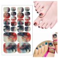 thumbnail image 1 of Women Fashion Toe Nail Wraps Art Stickers Self Adhesive Tools Tips Polish Nail, 1 of 3
