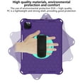thumbnail image 4 of Dteck Case for iPad Pro 11-inch 3rd Generation/Pro 11" 2020/2018,Shockproof EVA Hybrid Hand Pull 360 Rotatable Kickstand Cover for iPad Air 4th Gen 10.9" with Adjustable Shoulder Strap,Purple+Mint, 4 of 6