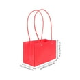 thumbnail image 2 of LEORX 6Pcs Floral Bags Waterproof Storage Kraft Paper Red for General Users Desktop, 2 of 8