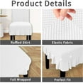 thumbnail image 4 of Wehilion Dining Chair Covers Stretch Parsons Chair Slipcover with Skirt Chair Covers for Dining Room Restaurant Banquet, 4 of 7