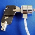 thumbnail image 4 of ETEREAUTY Laptop Lock Black Alloy Cable for Computer Notebook Security with Key Compatibility, 4 of 6