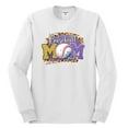 thumbnail image 3 of Baseball Mom Cheetah Glitter Sports Mens Long Sleeve Shirt, White, Small, 3 of 5