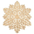 thumbnail image 2 of TidBay Cup Coaster Mug Pad Hollow-out Design Non-Slip Decorative Christmas Snowflake Table Mat Placemat Decoration, 2 of 7