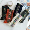 thumbnail image 5 of Dress Choice Women Vintage Style Nordic Stripe Flower Socks Girls Vintage Ethnic Floral Cotton Socks, 5 of 8