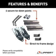 Happijac 182910 Frame-Mount Tiedown Set