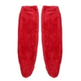 thumbnail image 6 of Abbraccia Plush Leg Warmers, Thigh High Socks, Sleeping Socks, Boot Socks Stocking Slipper Stockings, over Knee Fuzzy Socks for Bedroom Red, 6 of 10