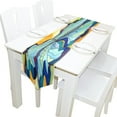 thumbnail image 5 of EREHome Watercolor Flower Pattern Table Runner Table Top Decoration Home Decor 13x90 inches, 5 of 5