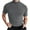 r-850Grey192, variant on Men's Casual T Shirt Solid Color T-Shirt Short Sleeve Turtleneck Tops Comfortable Breathable Tight Fit Funny Shirts