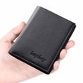 thumbnail image 3 of MUSOIE Mens Slim Bifold Wallet RFID Blocking Leather Front Pocket Wallets for Men with ID Window, 3 of 9
