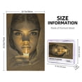 thumbnail image 4 of 1000 PCS Candle Woman 1000 Piece Puzzle For Adults,Stress Relieving Pleasure,Fun Artwork For Adults,Unique Women'S Wooden Puzzle As Home Decoration,Great For Relaxation And Display For Puzzle Lovers, 4 of 6