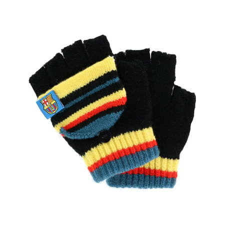 Kids 5-8 Knit Convertible Winter Mitten Gloves (Best Mens Convertible Mittens)