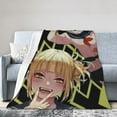thumbnail image 2 of My Hero Academia Himiko Toga Bed Blanket Air Conditioner Quilt Ultra Soft Flannel Blanket All Season Fuzzy Blanket Reversible Fluffy Plush Blanket 60"X50", 2 of 8
