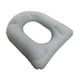 thumbnail image 5 of Cojín de inodoro inflable Asiento cómodo Cojín de soporte de inflado de aire para Flocado gris, 5 of 9