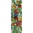 thumbnail image 2 of Vassileva, Silvia 13x32 White Modern Wood Framed Museum Art Print Titled - Confetti Floral III, 2 of 4