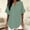 Green Tops, variant on Women Casual Blouses Simple Summer Short Sleeve Shirts V Neck Solid Color Tunic Blouses Tee Relaxed Fit Tops