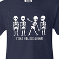 thumbnail image 4 of Inktastic It's Okay to be a Little Different Skeletons Youth T-Shirt, 4 of 5