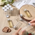 thumbnail image 4 of 50 PCS Mini Glass Bottles 12ml/0.4oz Tiny Glass Vials with Screw Aluminum Cap Leak Proof Clear Empty Lab Jars Containers Sample Vials, 4 of 5
