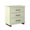 thumbnail image 4 of FESTIVO 4-Piece Bedroom Set - 2 Nightstand & 1 Chest & 1 Double Dresser - Antique White, 4 of 17