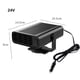 thumbnail image 2 of Calentador de coche, ventilador eléctrico de descongelación de parabrisas portátil, ventiladores de refrigeración de base giratoria de 360 grados, 2 of 5