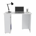 thumbnail image 3 of Pemberly Row Contemporary 3-Shelf Computer Desk in White Finish, 3 of 8