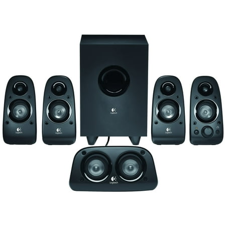 Logitech Z506 6-Piece 5.1 Channel Surround Sound Speaker System, Black (Used)