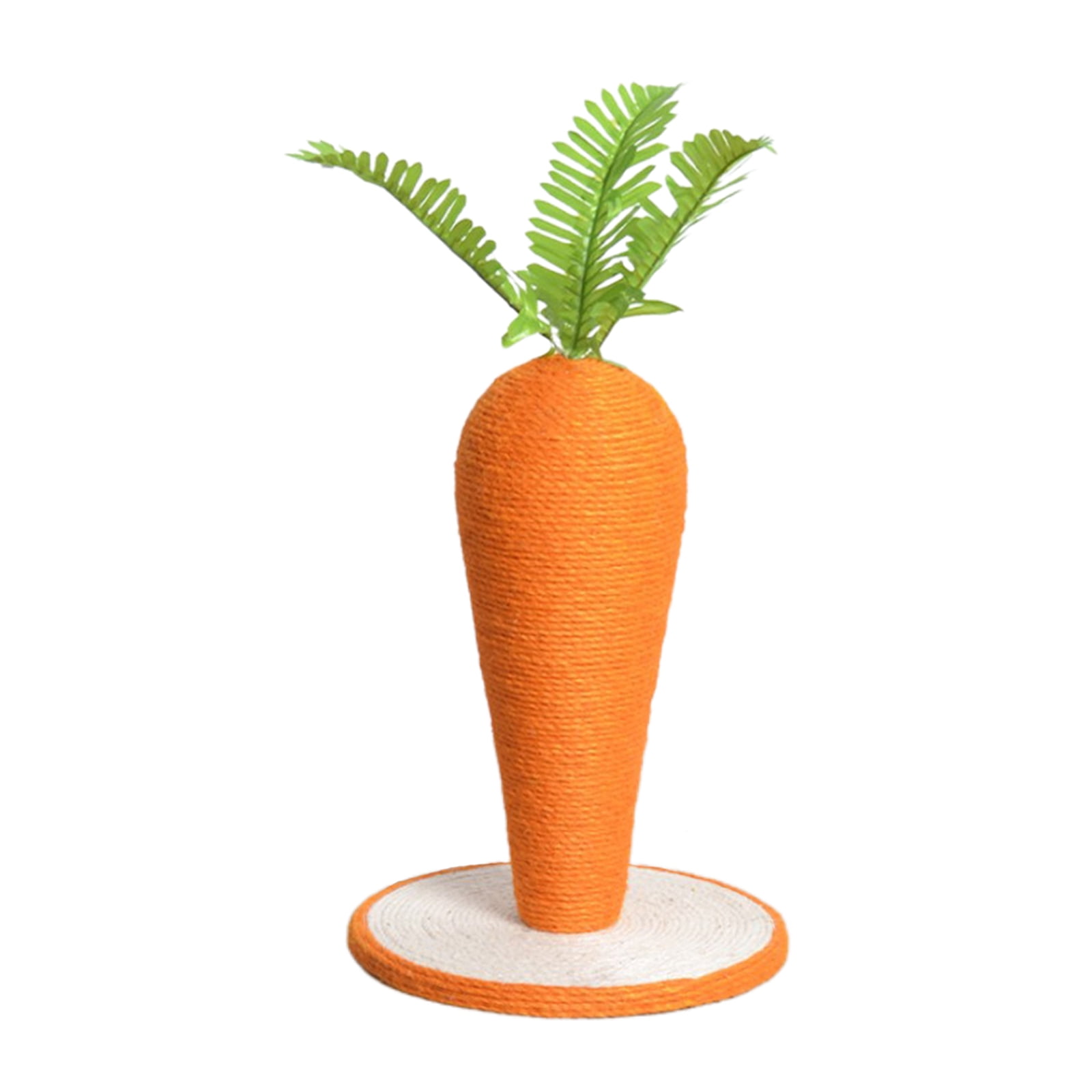 Cat post for scratching Toy for Claws Carrot Shape Craft Cat Climbing - L L