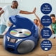 thumbnail image 3 of Magnavox MD6924-BL Portable Top Loading CD Boombox con radio estéreo A, 3 of 5